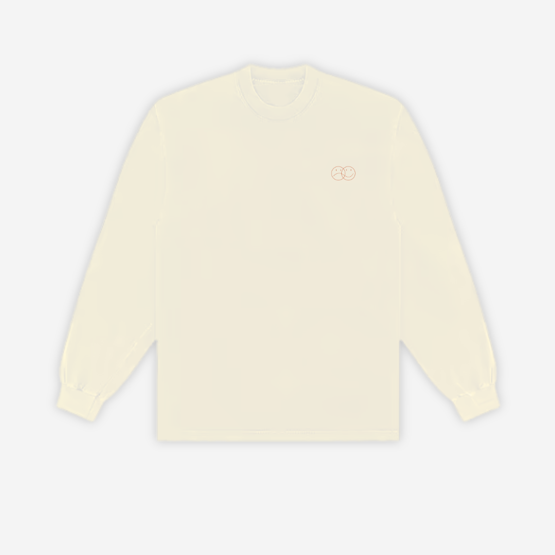 'TAKE A CHANCE' long sleeve in cream