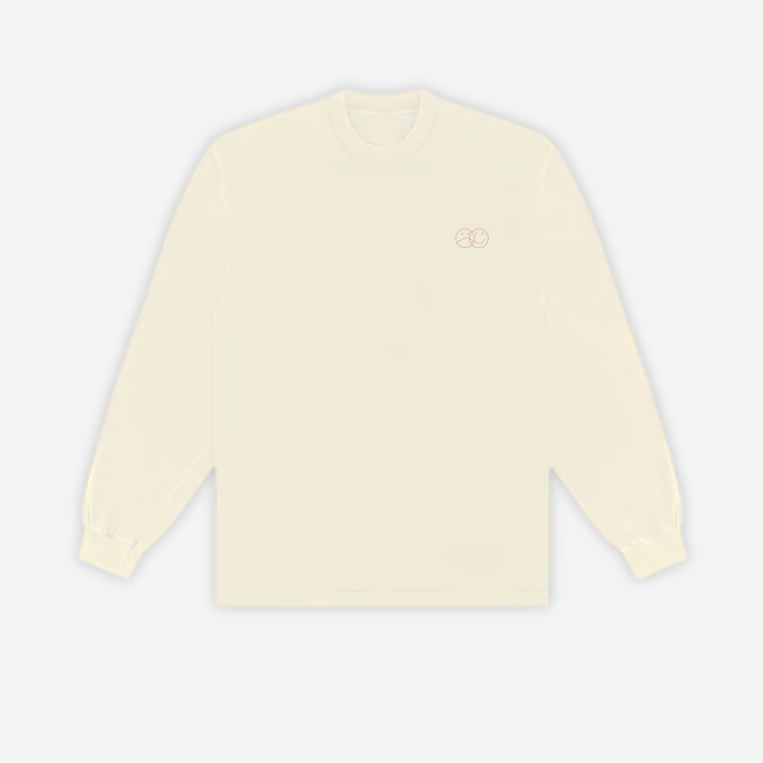 'TAKE A CHANCE' LONG SLEEVE IN CREAM