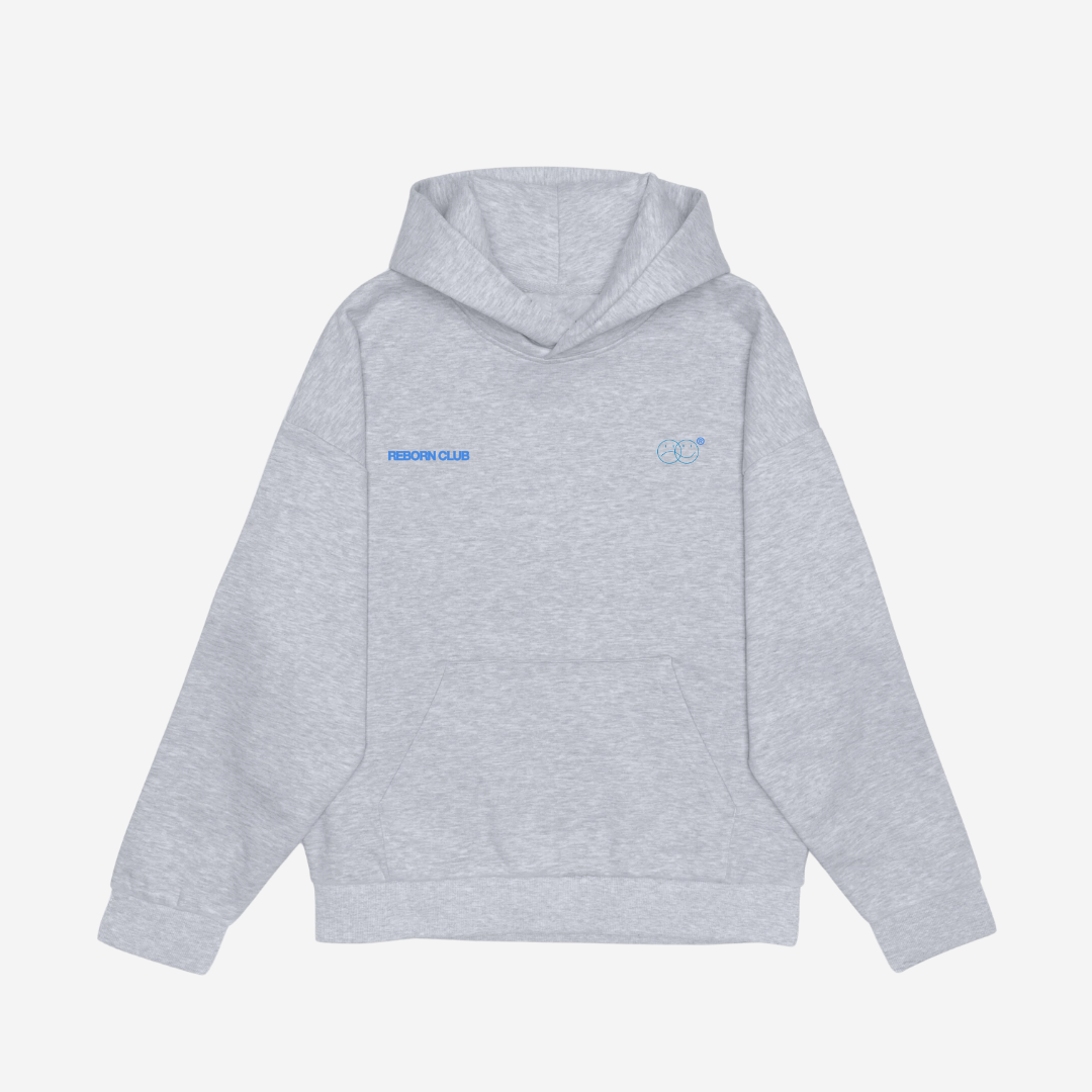 'THE BECOMING' HOODIE IN GREY