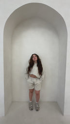 'THE AWAKENING' SHORTS IN OATMEAL