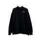 'TRUTH ABOUT GROWTH' black quarter-zip