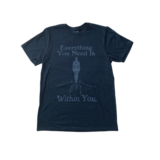 "WITHIN" tee in black