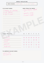 DIGITAL PLANNER (daily, weekly, monthly)