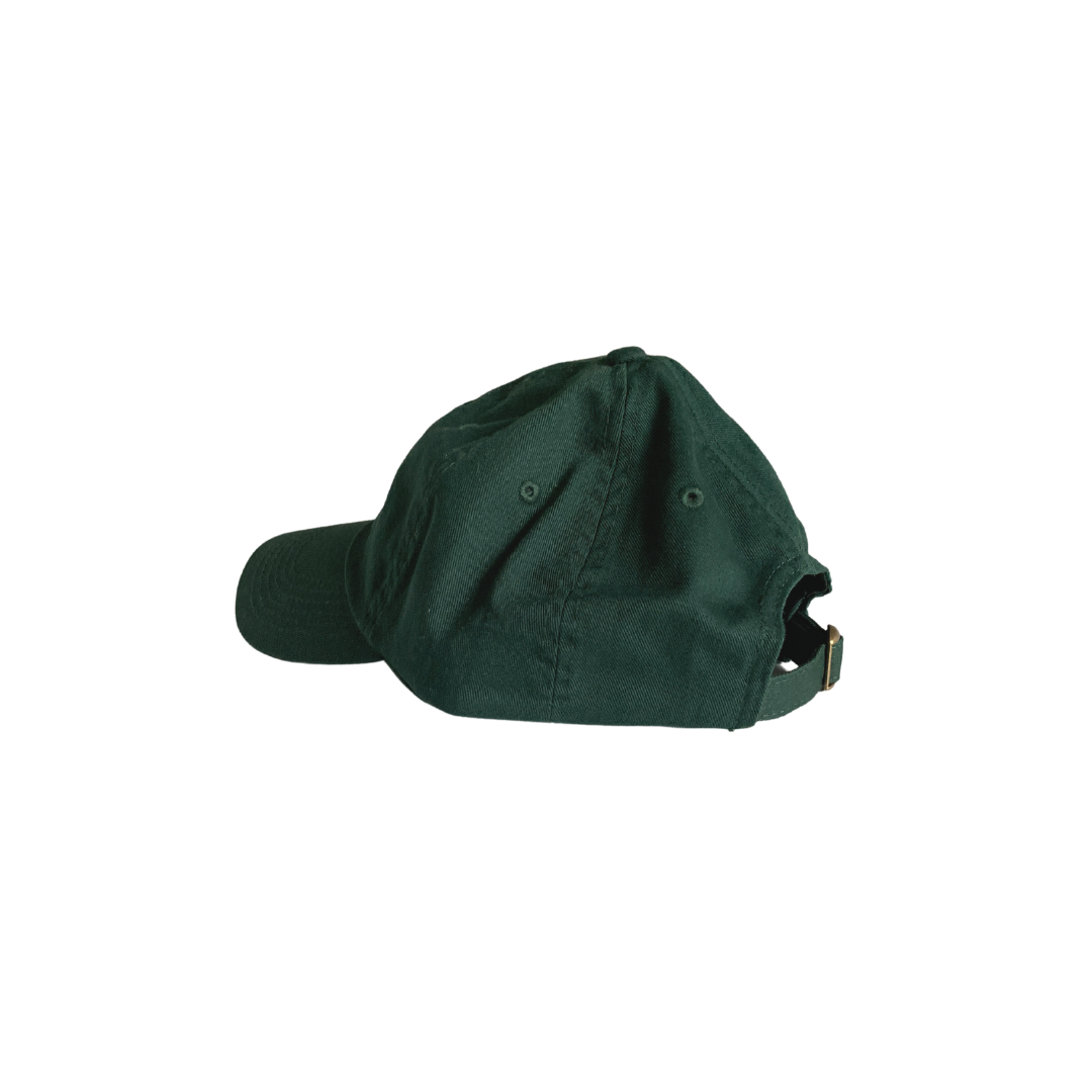 forest green dad hat