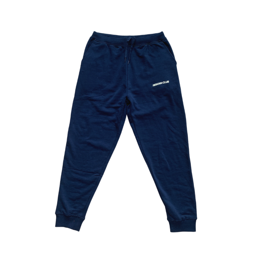 Navy blue relaxed joggers