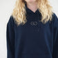 'GRATEFUL FOR YOU' navy blue hoodie