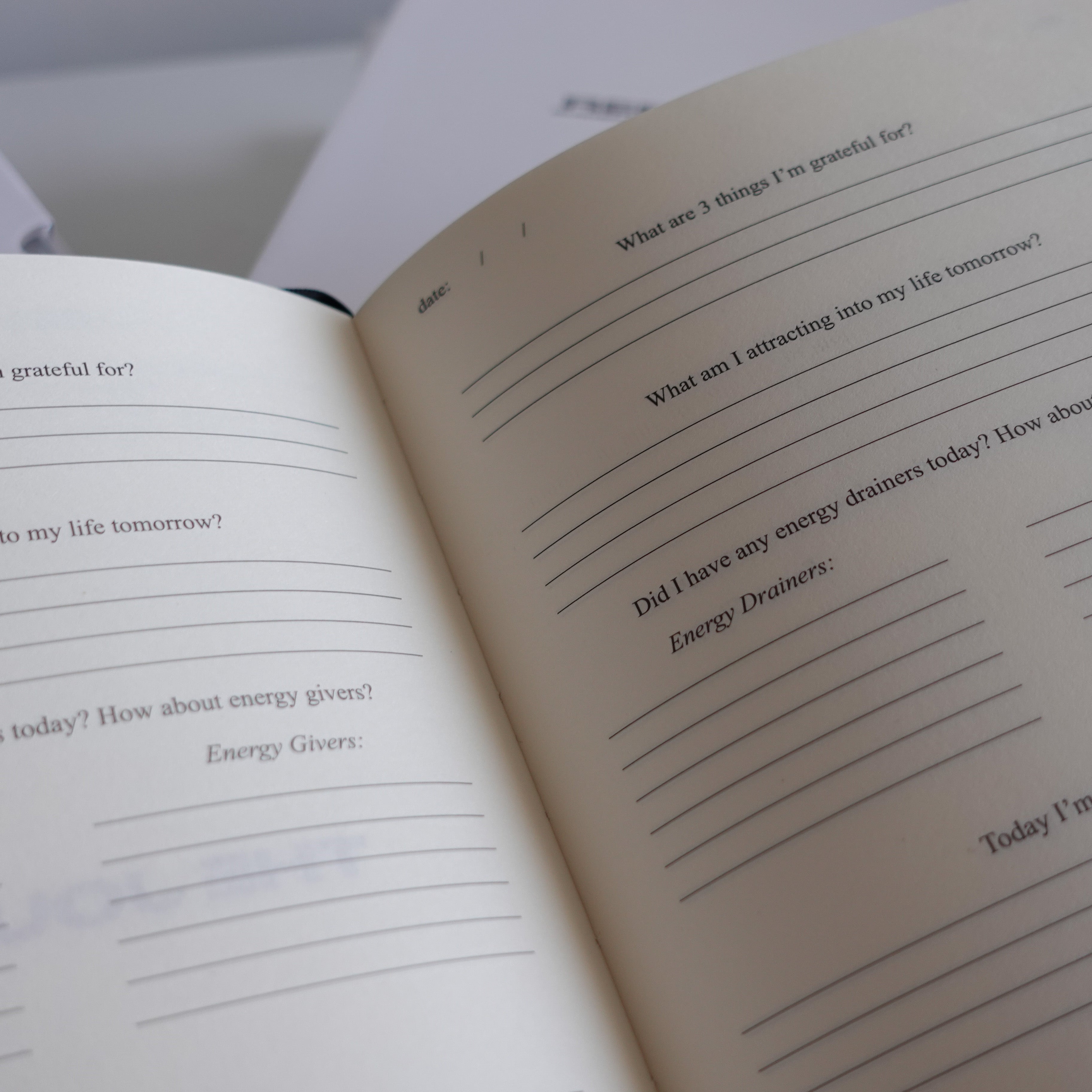 "REBORN" CHARCOAL GUIDED EVENING JOURNAL