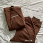 Brown relaxed joggers