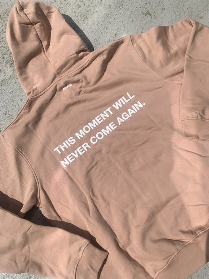 'THIS MOMENT' clay hoodie