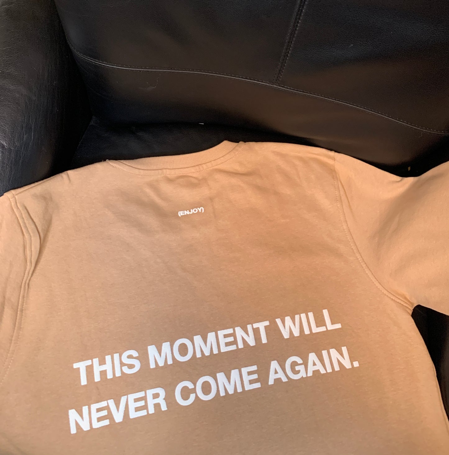 'THIS MOMENT' clay crewneck
