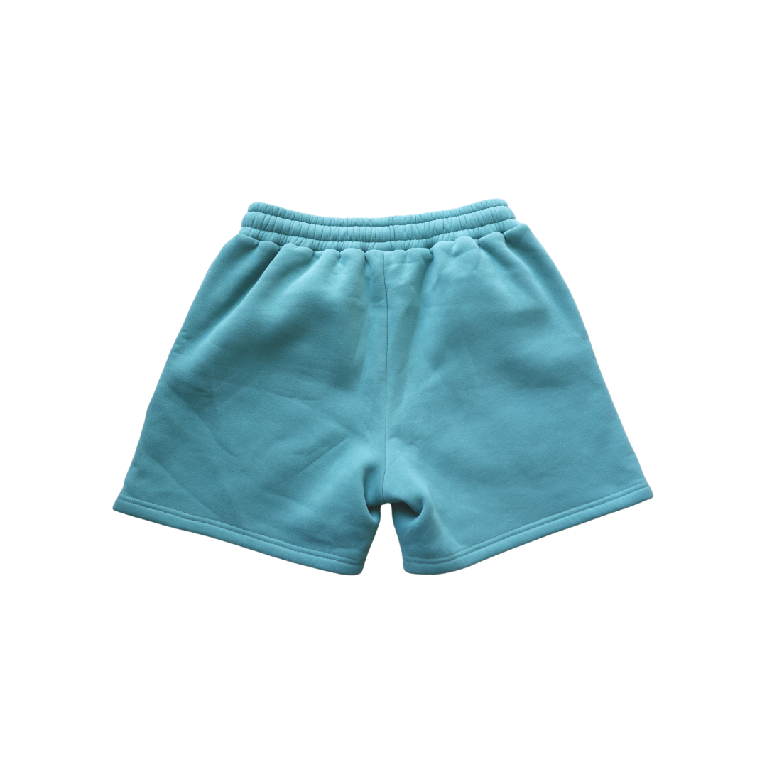 "STILL TIME" lux shorts in Sea